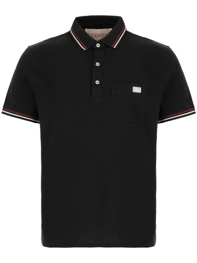 Valentino Garavani Polo Clothing In Black
