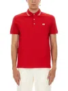 Valentino Garavani Polo Shirt With Signature Vlogo In Red
