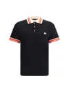 Valentino Vlogo Signature Cotton Polo Shirt In Black
