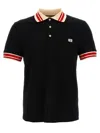 Valentino Vlogo Signature Cotton Polo Shirt In Black