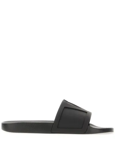 Valentino Garavani Pool Slides In Black
