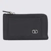 Valentino Signature Cardholder With Antique Palladium Hardware