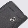 Valentino Signature Cardholder With Antique Palladium Hardware