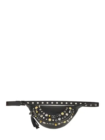 Valentino Garavani Men Pouch "nellcôte" In Black