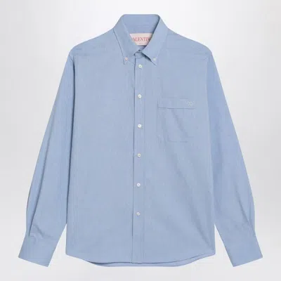 Valentino Garavani Powder Blue Oxford Shirt