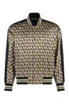 Valentino Toile Iconographe Print Bomber Jacket In Brown