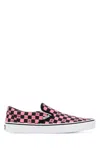 Valentino Garavani  Garavani And Vans Fabric Slip-on Trainer With Vlogo Checkerboard Print In Multi