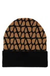 Valentino Garavani Women Printed Cashmere Beanie Hat