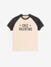 Valentino Sleeve Contrast Graphic Print Crew Neck