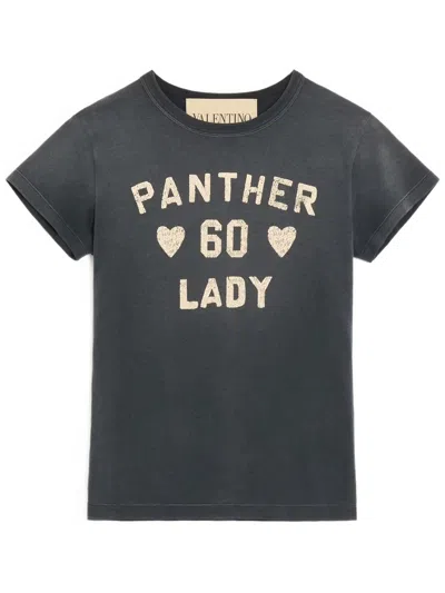 Valentino Cotton Printed Short-sleeve T-shirt In Multi