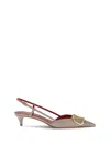 Valentino Vlogo Pumps In Gray