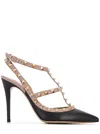 Valentino Rockstud Slingback In Black