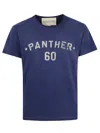 Valentino Crew Neck Graphic And Text Design In Blue