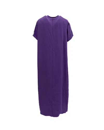 Valentino Garavani Minimalist Shift Evening Dress In Purple