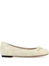 Valentino Garavani Woman Ballet Flats Cream Size 8 Leather In White