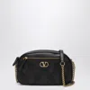 Valentino Quilted Shoulder Bag With In Black
