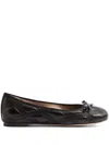 Valentino Garavani Quiltie Ballerina 67 In Quilted Nappa Leather Woman Black 37 In Black