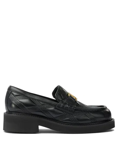Valentino Garavani "quiltie 67" Loafers In Black