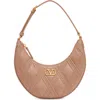 Valentino Garavani Quiltie 67 Mini Leather Hobo Bag