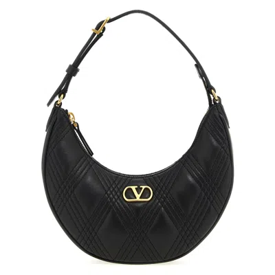Valentino Garavani Quiltie 67mini Shoulder Bag In Black