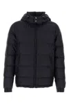 Valentino Toile Iconographe Padded Down Jacket In Black