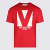 Valentino Crewneck Graphic Print T-shirt Logo