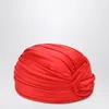 Valentino Women's Red Silk Turban