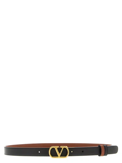 Valentino Garavani Reversible Belt Belts Multicolor In Black