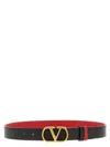 Valentino Garavani Reversible Belt Belts Multicolor In Black