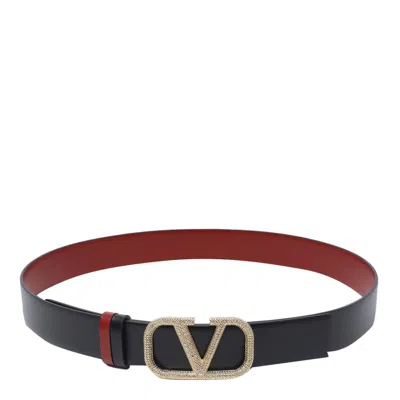 Valentino Garavani Reversible Belt In Multicolor