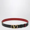 Valentino Reversible Belt "vlogo Signature" In Black