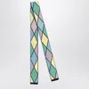 Valentino Geometric Pattern Lightweight Rectangular Scarf In Multi