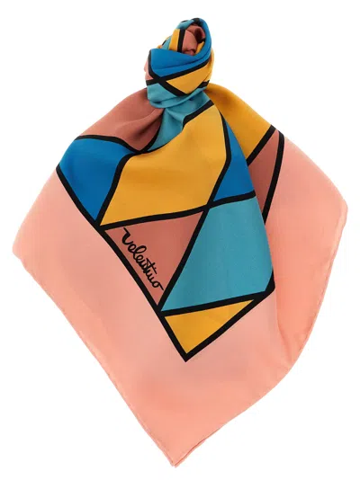 Valentino Garavani Rhombelle Scarf In Multi