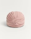 Valentino Rigid Wool-blend Turban In Gold/pink