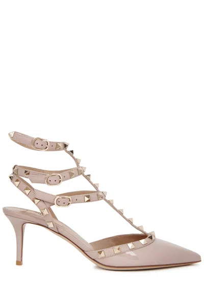 VALENTINO GARAVANI VALENTINO GARAVANI ROCKSTUD 65 PATENT LEATHER PUMPS
