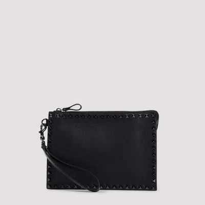 Valentino Garavani Rockstud Beauty Case In Black
