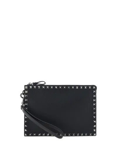 Valentino Garavani Rockstud Beauty Case In Nero