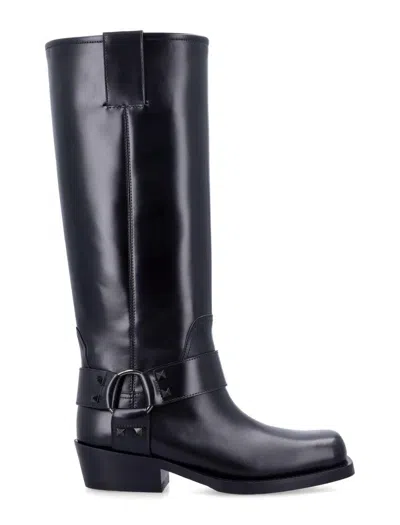 Valentino Garavani Rockstud Biker Boot