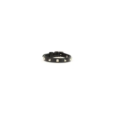 Valentino Garavani Rockstud Bracelet In Black
