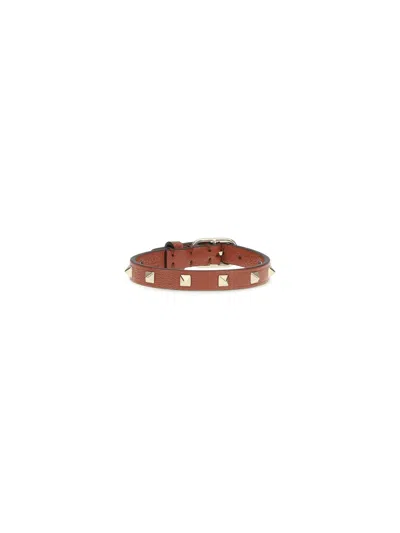 Valentino Garavani Rockstud Bracelet In Red