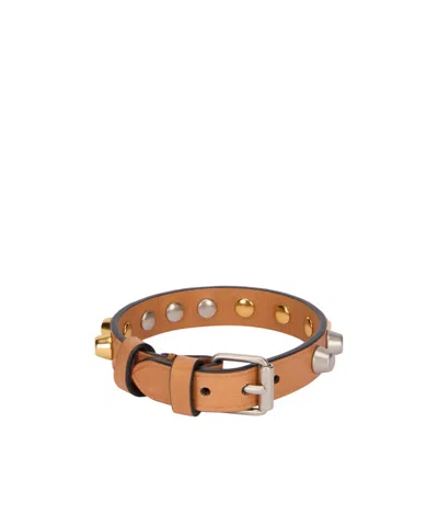 Valentino Garavani Rockstud Buckled Bracelet In Pattern