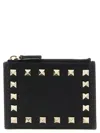 Valentino Garavani Rockstud Cardholder In Black