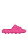 Valentino Roman Stud Turtle Slide Sandals In Pink