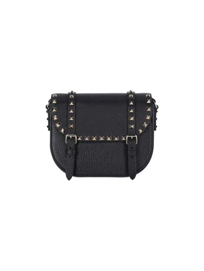 Valentino Garavani "rockstud" Crossbody Bag – Black