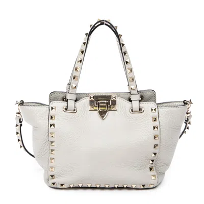 Valentino Garavani Garavani Rockstud Crossbody In White