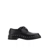 Valentino Garavani Man Lace-up Shoes Black Size 11 Leather In Black