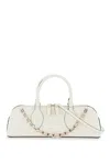 Valentino Garavani Rockstud East-west Zip-up Tote Bag In White