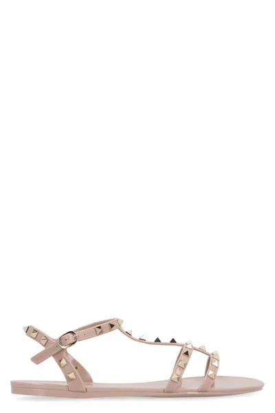 Valentino Garavani Rockstud Flat Sandals