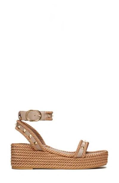 VALENTINO GARAVANI VALENTINO GARAVANI ROCKSTUD FLATFORM SANDAL