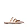 Valentino Rockstud Flats In Sand